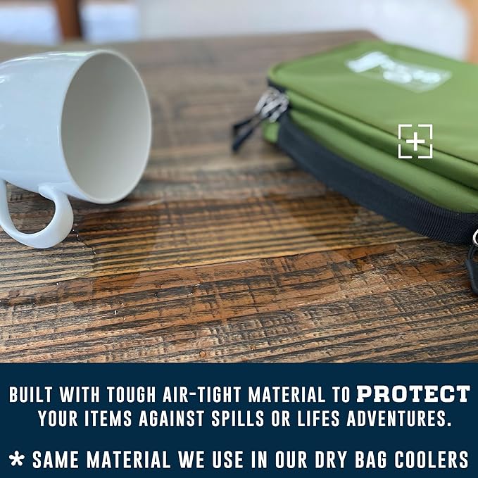Enthusiast Gear Waterproof Electronics Organizer – Durable Travel Case for Cords, Chargers, and Gadgets – Compact, Lightweight, and Perfect for Outdoor Adventures or Daily Use