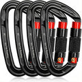 Oupeng sky Auto Locking Carabiner Clips - 28KN (6172lbs) Heavy Duty Caribeaners, Large Carabiner Clip for Keychains，Hammock，Camping, Gym, Hiking, Outdoor ，Dog Leash