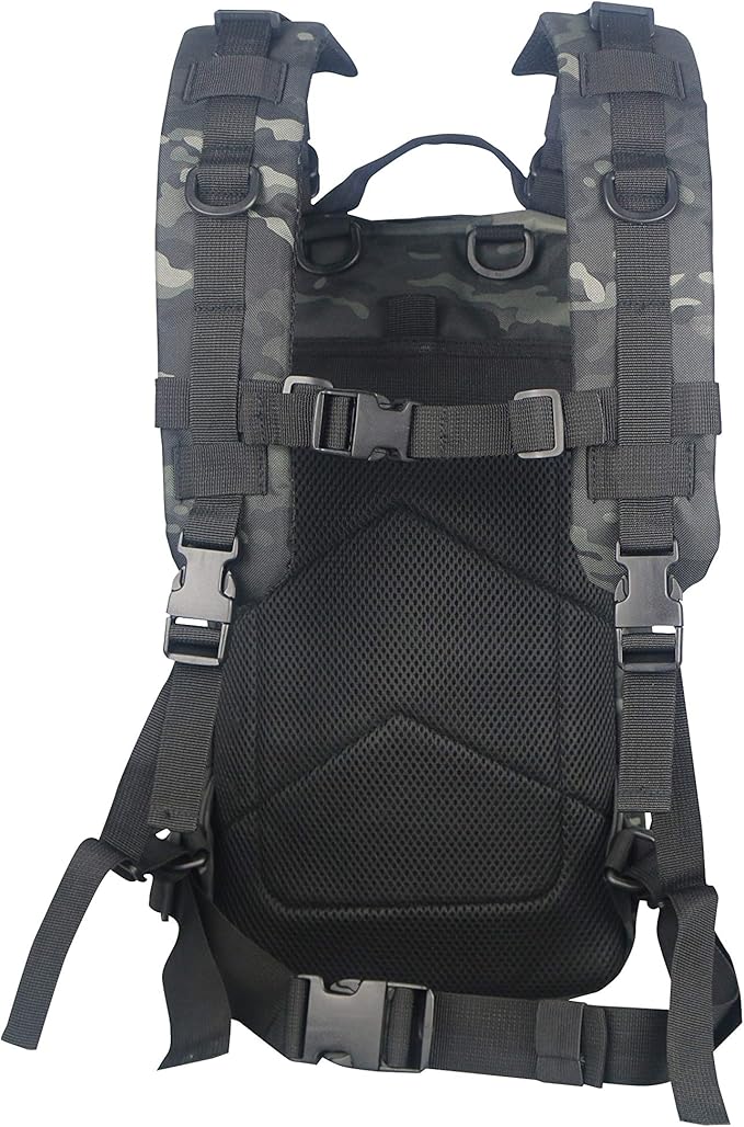 Lightning X Stocked EMS/EMT Trauma & Bleeding First Aid Responder Medical Backpack + Kit + Pouches - Black Camo