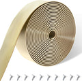 Vinyl Straps for Patio Chair Repair Kit 2'' Wide 10 Ft Long Replacement Straps + 10 Free Rivets for Outdoor Lawn Furniture Chaise Lounge Repair (Driftwood)