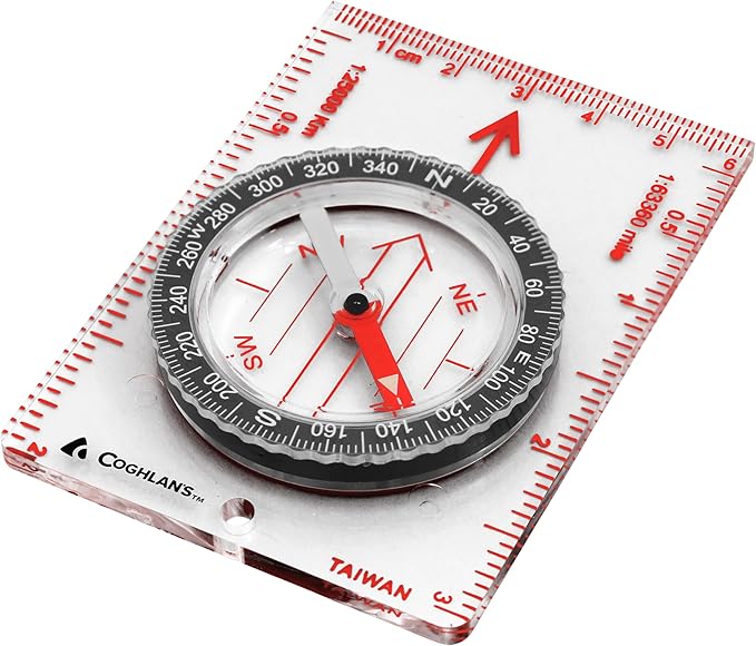 Coghlan’s Outdoor Compasses for Hiking, Camping, Survival & Orienteering – Map, Lensatic, Liquid-Filled, Wrist, Carabiner & Pocket Navigation Tools