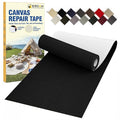 Canvas Repair Tape, 3.2 x 63 Inch Waterproof Heavy Duty Fabric Tape for Furniture, Self Adhesive Canvas Repair Patches for Boat Covers, Sofas, Tents, Louge Chairs, Canopy, Awning Black