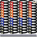 48 Pack LED Headlamp Flashlight Bright Waterproof Head Lamp Torch Cob Flood Head Light Bulk 800 lumens with 3 Modes 144 AAA Batteries for Adult Running Camping Night Survival(Multicolor)