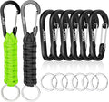EOTW Paracord Keychain for Men Women Paracord Carabiner Backpack Keychain with Aluminum Clip for Camping Hiking Outdoor Gear