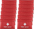 AOUTACC 12 Pack First Aid Kit Empty Bag, Travel Empty First Aid Kit Pouch Bag for Emergency at Home, Office, Car, Outdoors, Camping(Bag Only)