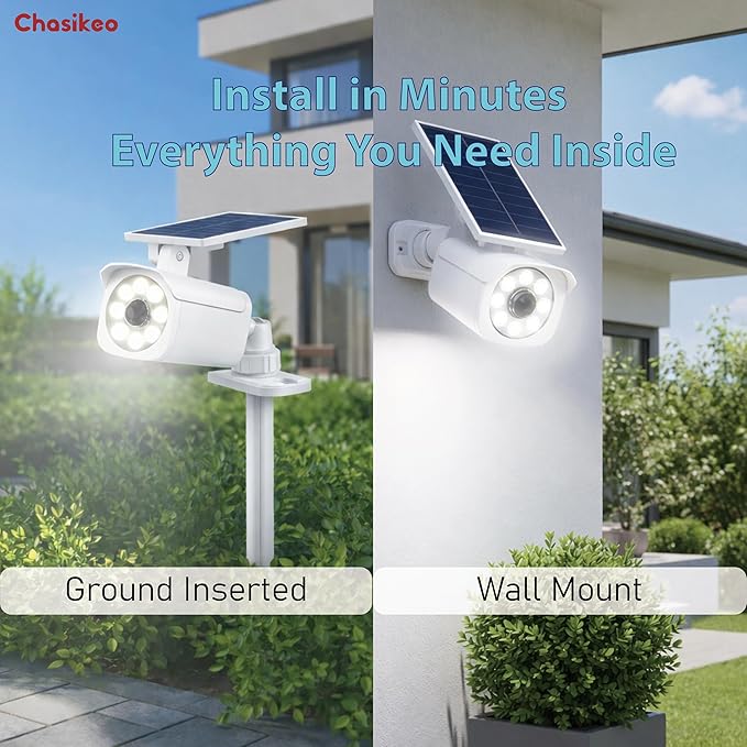 Solar Motion Light Outdoor, Solar Spotlight with Motion Sensor, IP67 Waterproof Solar Power Security Light, 360° Rotatable for Garden, Yard, Pathway, Fence, Driveway, 1200LM(1 Pack, White)