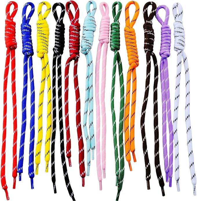 Paracord Keychain Bag Charms Paracord Rope Keychain Bag Charm 12pcs Braided Code Charms for Purse Backpack Handbag