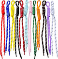 Paracord Keychain Bag Charms Paracord Rope Keychain Bag Charm 12pcs Braided Code Charms for Purse Backpack Handbag