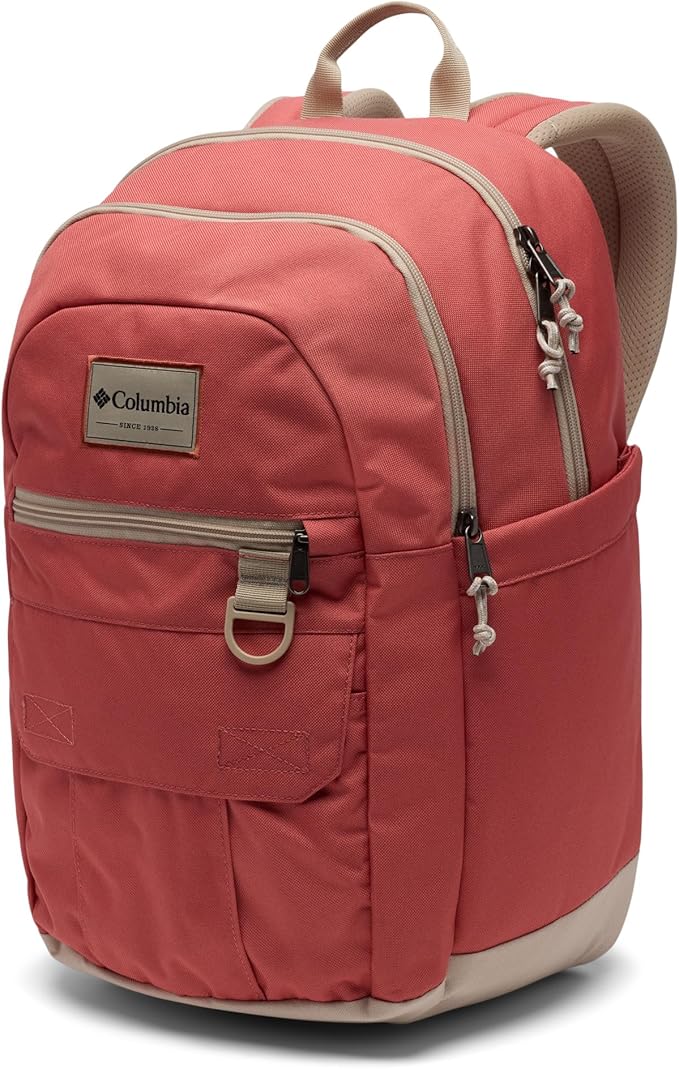 Columbia Unisex Buxton 26L Backpack, Washed Red/Ancient Fossil, One Size