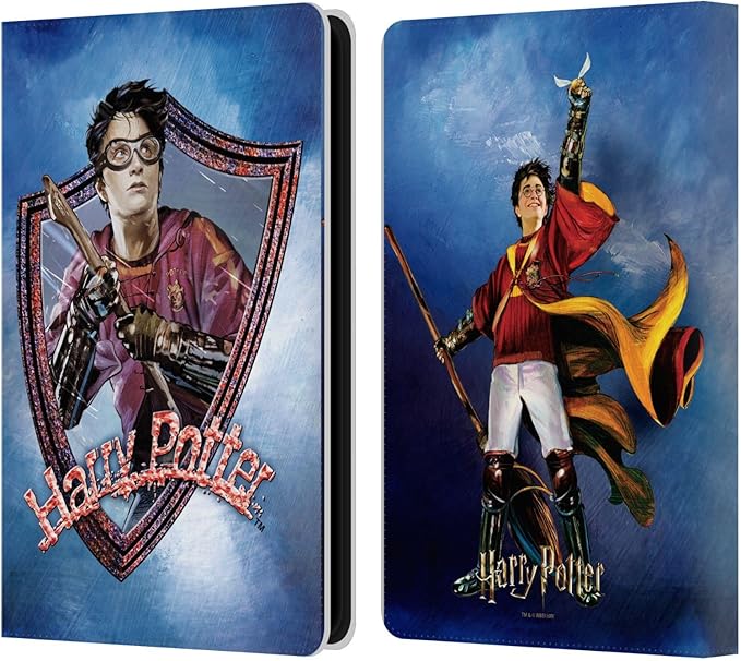 Head Case Designs Officially Licensed Harry Potter Quidditch 2 Prisoner of Azkaban II Leather Wallet Case Compatible with Kindle Paperwhite 5 (2021)