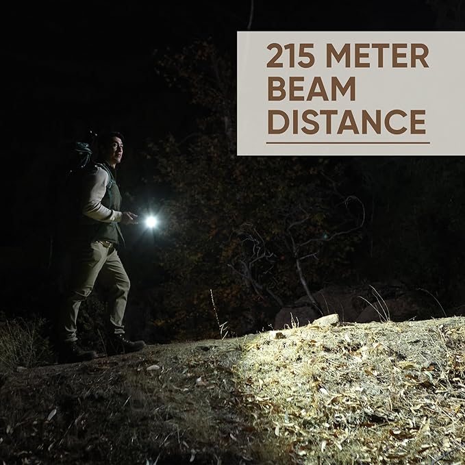 Energizer Jeep High Lumen-10000 Flashlight Recharegeable, Ultra Bright 10,000 Lumens Tactical Flashlight, IPX4 Water-Resistant, USB-C Cable Included