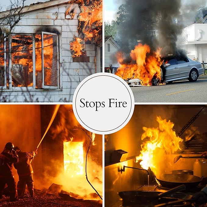 Fire Blanket -Certified 1500F Extra Thick, Glow In The Dark Fireproof Emergency Supplies. 500gsm, 0.5mm Thick Fire Blankets Emergency For Home. 2pc Silicone Emergency Blanket 40"x40" By Supa Ant