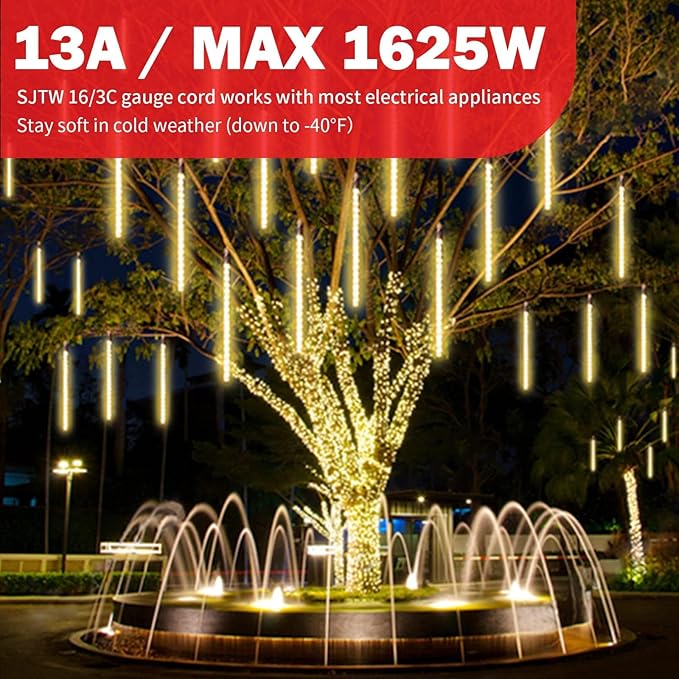 EP 100 Ft Outdoor Extension Cord - 16/3 SJTW Black Electrical Cable with 3 Prong Grounded Plug