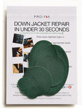 Self-Adhesive Waterproof Repair Patch Kit - 30-Second Fix for Down Jackets, Tents, Sleeping Bags, Backpacks, Outdoor and Camping Gear - Pre-Cut Nylon, Multiple Colors (Bottle Green)