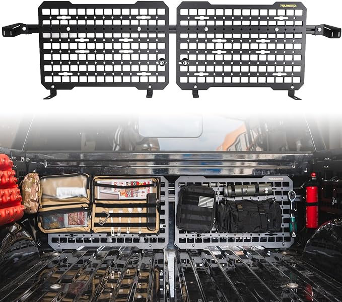Trumgeta Front Bed MOLLE Panel Fit for 5.5 Feet Ford F150 2015-2026 Truck Storage Organizer System