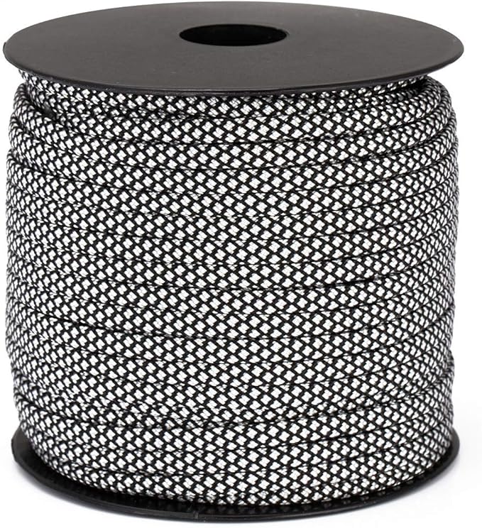 7 Strand Core 550lb Paracord Parachute Cord Lanyard Mil Spec Type III - 4mm 165 Feet Spool of Paracord String Braided Accessories