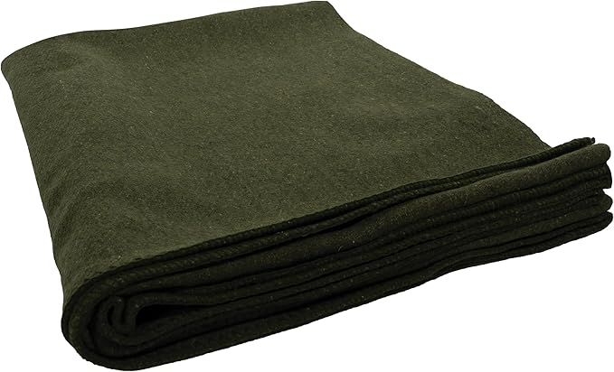 Rothco Wool Rescue Survival Blanket – Warm Emergency Outdoor, Camping Sleep Throw