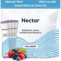 Nectar Hydration Packets - Electrolytes Powder Packets - No Sugar or Calories - Organic Fruit Liquid Daily IV Hydrate Packets for Dehydration Relief and Rapid Rehydration (Berry 18 Pack)