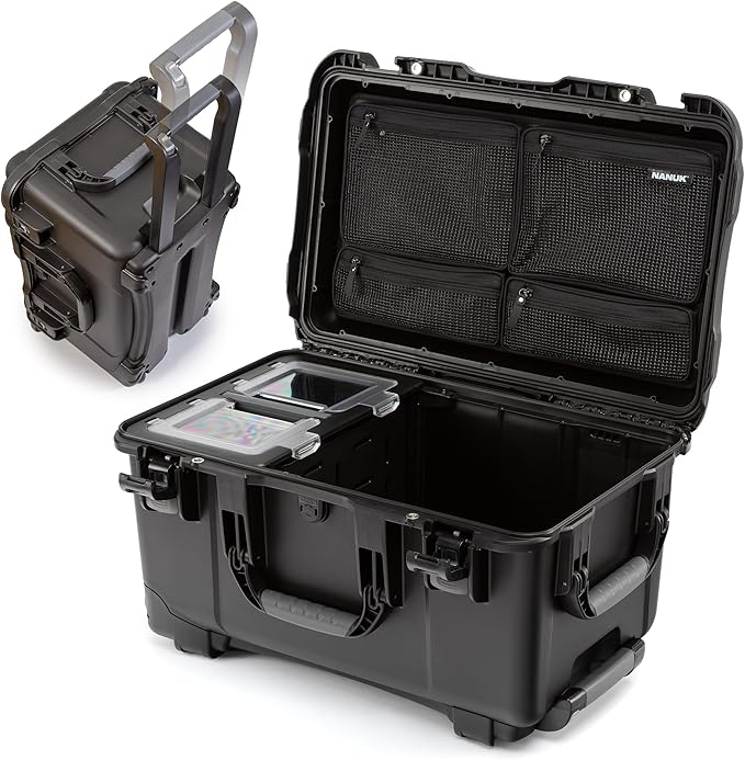NANUK Trail 50 – 51.1 L (13.5‑Gallon) Waterproof Gear Case – Modular Cargo Case for Camping, Fishing, Hunting & Outdoor Storage - Dustproof and Impact Resistant (23.8” x 15.5” x 13.2”) – Black