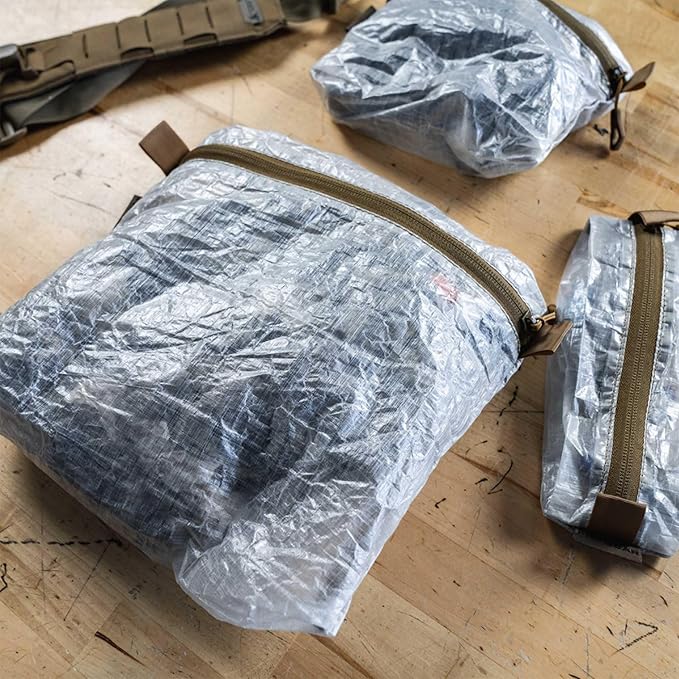 FHF Gear Ultralight Synergy Organizer Bags – Lightweight Hunting and Backpacking Storage System Made with Dyneema Composite Fabric, Large
