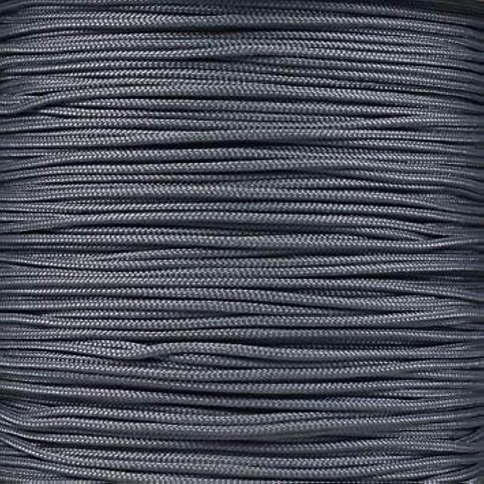 Paracord Planet 95lb Paracord – 1 Strand Type I Parachute Cord for Outdoors and DIY – Charcoal Gray (100 ft)