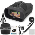 Minolta 10x25 Digital Night Vision Monocular w/Built-in 4K HD Video Camera (Black)