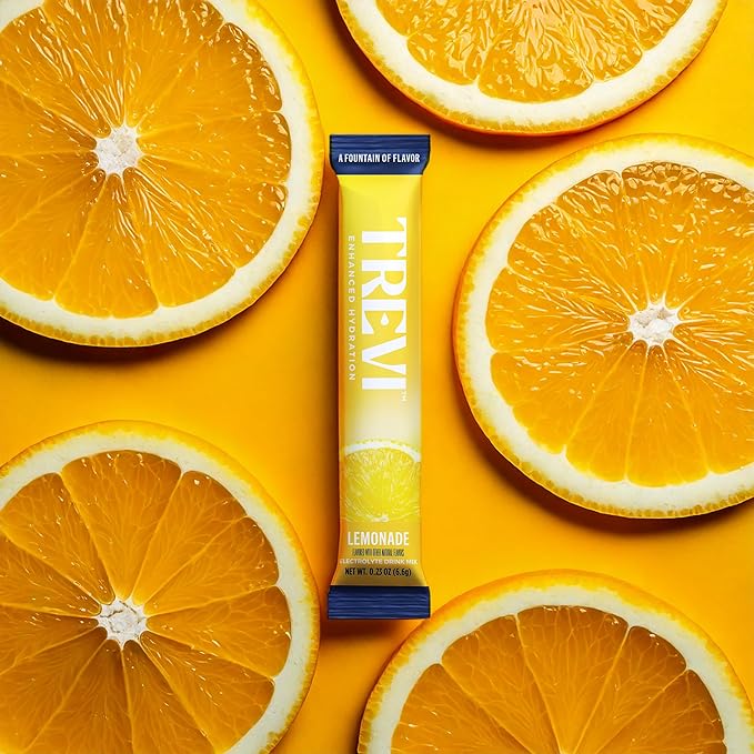 TREVI™ Everyday Sugar Free Electrolytes - Essential Drink Mix Hydration Powder Packets - 28 Count - Lemonade
