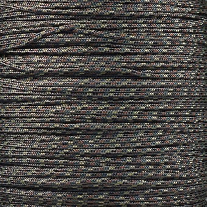 Paracord Planet 95lb Paracord – 1 Strand Type I Parachute Cord for Outdoors and DIY – Camo Pattern (100 ft)
