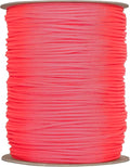 The Paracord Store | Type III 550 Paracord - 1000 FT Spool, Salmon Pink | Heavy Duty 7 Strand Tactical Paracord - USA Made Nylon Outdoor Parachute Cord for Camping, Fishing & More - Survival Cord