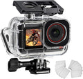 FitStill 196FT/60M Waterproof Case Compatible for DJI Osmo Action 5 Pro Action 4 Action 3,Underwater Diving Protective Cover Cage Shell Accessories Invisible Dive Housing for Action 5 Pro/4/3 Camera