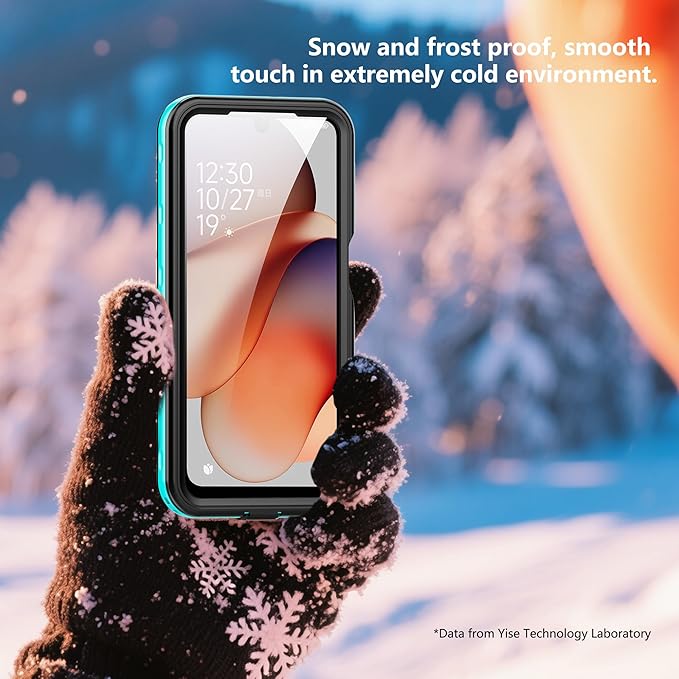 for Samsung Galaxy A17 5G Phone Case Waterproof, [IP68 Waterproof Dustproof] [Built-in Screen Protector] Rugged Full Body Underwater Shockproof Protective Cover for Samsung A17 5G Case, Teal