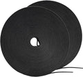 164ft x 1/2 inch Reusable Fastening Cable Ties, Hitotsu Hook and Loop Roll, Self-Gripping Bundling Strips for Cord Manage,Home, Office, Electrical Cords, Data Center, Host Room, Black, 2 Roll