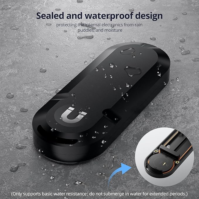 Long-Life Air Tracker Tags-1pc (Up to 10-Year,Use AA Battery), Extended Battery Case Item Finder Compatible for iPhone iPad Find My, Magnetic & Adhesive Mount Location Tag for Car, Equipment, Luggage
