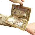 Underalert Tactical Wristband Dope Card Holder Sniper Data Book Quarterback Sleeve Wrist Coaches Football Play Wristbands Youth Flag Armband Sports Coach Playbook Adult