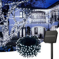 Brightown Solar Outdoor String Lights - 50 FT 120 LED Solar String Lights for Outside with 8 Lighting Modes, IP65 Waterproof Solar Outdoor Lights, Suitable for Tree Party Decor, Pure White