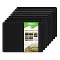 Besezx Canvas Repair Patch,Outdoor Gear Patch, 7.87x5.9 Inches 8PCS,Waterproof Self-Adhesive Fabric Repair Tape for Repairing Boat Covers,Sun Shades,Sofas,Tents,Lounge Chairs,Awnings (Black)