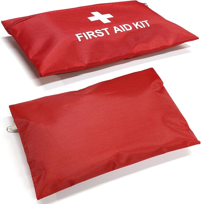AOUTACC 12 Pack First Aid Kit Empty Bag, Travel Empty First Aid Kit Pouch Bag for Emergency at Home, Office, Car, Outdoors, Camping(Bag Only)