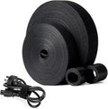 OneLeaf 2 Pack Fastening Cable Management Roll, Free Cutting Cable Straps, Double-Sided Hook and Loop Cable Ties Roll, Multi-Purpose Wire Management Tape for Home and Office