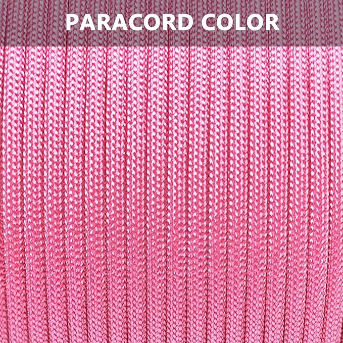 Paracord 325lb Diameter 2.7mm - 5 Strand Parachute Spool Cord - 100ft 200ft,Paracord for Camping,Hiking,Fishing,Outdoor and DIY