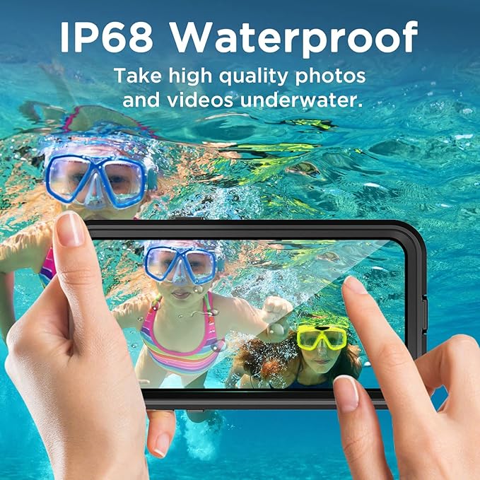 AICase for iPhone 14 Pro Max Case Waterproof, Compatible with Magsafe Magnetic Protective iPhone 14 Pro Max Phone Case, Water Proof Mag Safe Magnet Shockproof Full Body Clear with Screen Protector