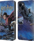 Head Case Designs Officially Licensed Harry Potter Quidditch 1 Prisoner of Azkaban II Leather Wallet Case Compatible with Apple iPhone 15