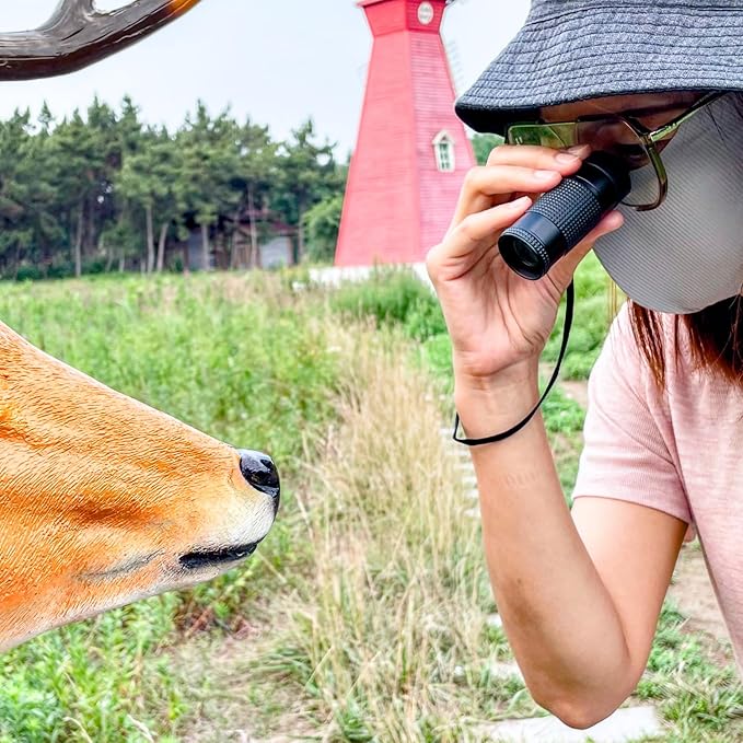 Close-up Monocular Designed for Low Vision Users who are Visually Impaired. Mini-Sized Magnifying Monoculars for Short Distance Viewing (6x16mm-Clean Barrel)