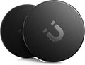 2 Pack Ultra Magnetic AirTag Holder(1st&2nd generation) | Waterproof | Shatterproof | Minimalist Design | Compatible with AirTag, Extra 3M Tape for Optional Mounting, Magnet AirTag Case for Car -Black