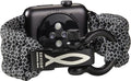 Savior Survival Gear Paracord Watch Band, Compatible with Apple Watch Band 49mm 46mm 45mm 44mm 42mm, iWatch Band Series Ultra 10 9 8 7 6 5 4 3 2 1 SE, Adjustable strap for men (Black Reflective,Large)