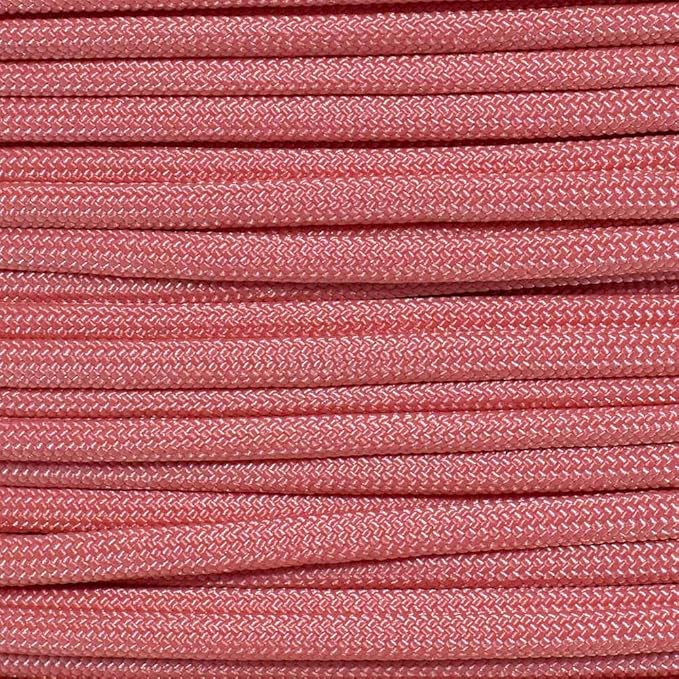 Paracord Planet Solid Color 550lb Paracord – 7 Strand Type III Nylon Cord for Indoor and Outdoor Tasks – FS Pink (250 ft)