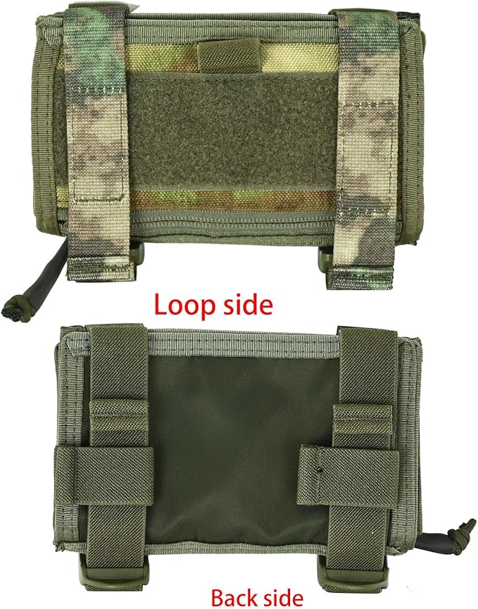 Tactical Arm Sleeve Map Pouch Case Documets Holder Wrist Case Wrist Map Holder QB Wristband Map Case Military Arm PouchTactical USA Flag Patch