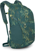 Osprey Daylite Plus Commuter Backpack - Everyday Pack with Laptop Sleeve, Bottle Pockets, and Extra Storage, Fuzzy Window Print/Torrent Blue