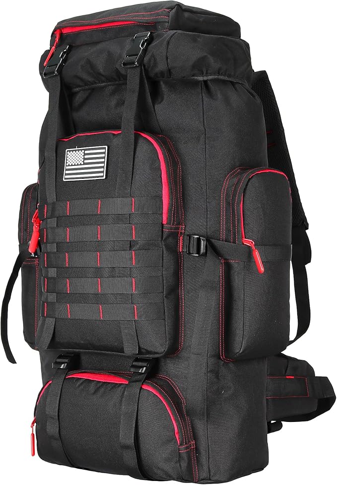 Hiking Backpack for Men 70L/100L Camping Backpack Military Rucksack Molle 3 Days Assault Pack for Climbing | Camping Backpack, 3 Days Assault Pack, for Climbing