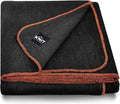 Large Military Wool Blanket - Warm & Thick Emergency Survival Blanket Great for Camping, Outdoors, Sports Events, Picnics, 4.5 lbs, 64" x 88" (Charcoal)