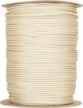 The Paracord Store | Type III 550 Paracord - 1000 FT Spool, Cream | Heavy Duty 7 Strand Tactical Paracord - USA Made Nylon Outdoor Parachute Cord for Camping, Fishing & More - Survival Cord